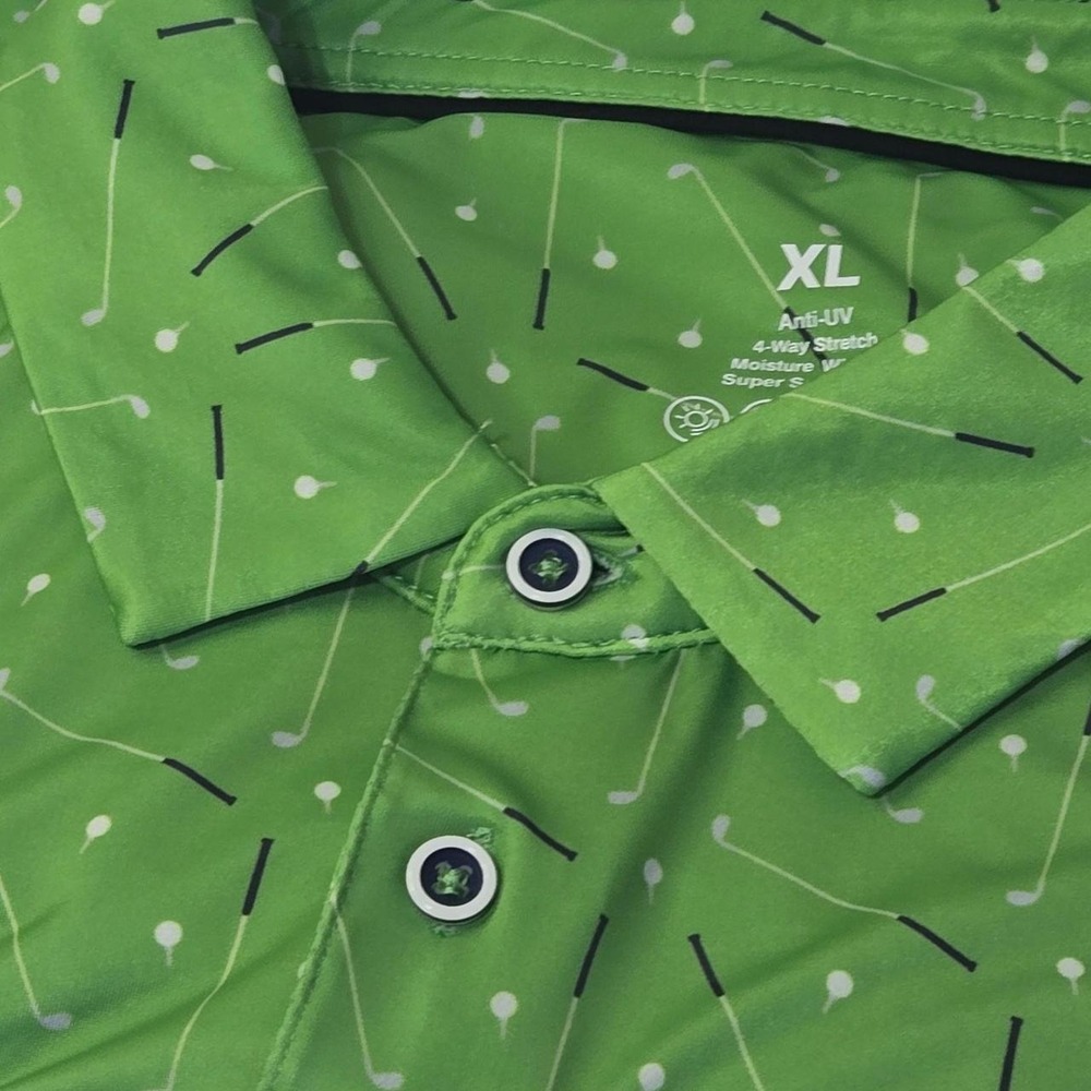 Golfing polo stretch,uv 40 xl